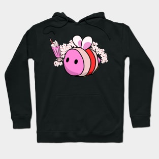 Strawberry Milkshake Bee Hoodie